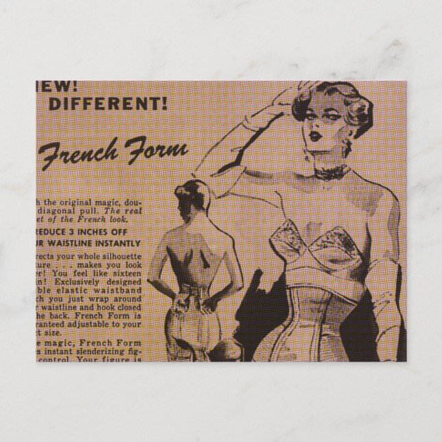 Postal Formulario francés (Anverso)