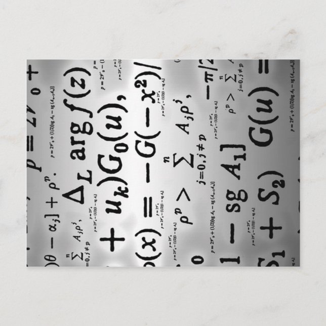 Postal Formulas de ciencia (Anverso)
