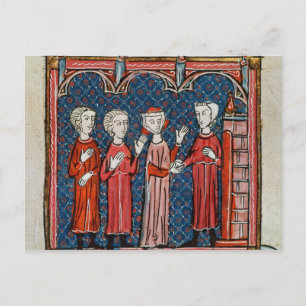 Postal Fornicación y crimen cometido por un sacerdote