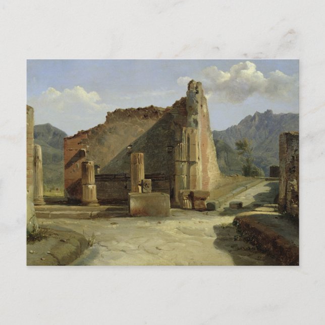 Postal Foro de Pompeya (Anverso)