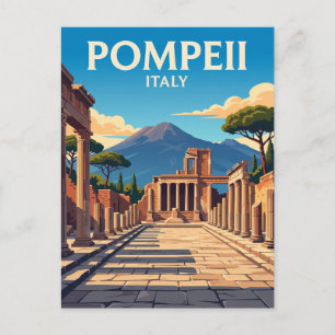 Postal Foro de Pompeya Italia