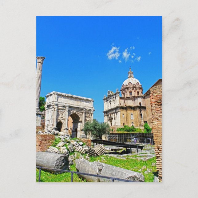 Postal Foro romano (Anverso)