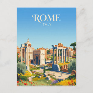 Postal Foro Romano Italia