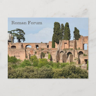 Postal Foro Romano, Roma, Italia Diseño