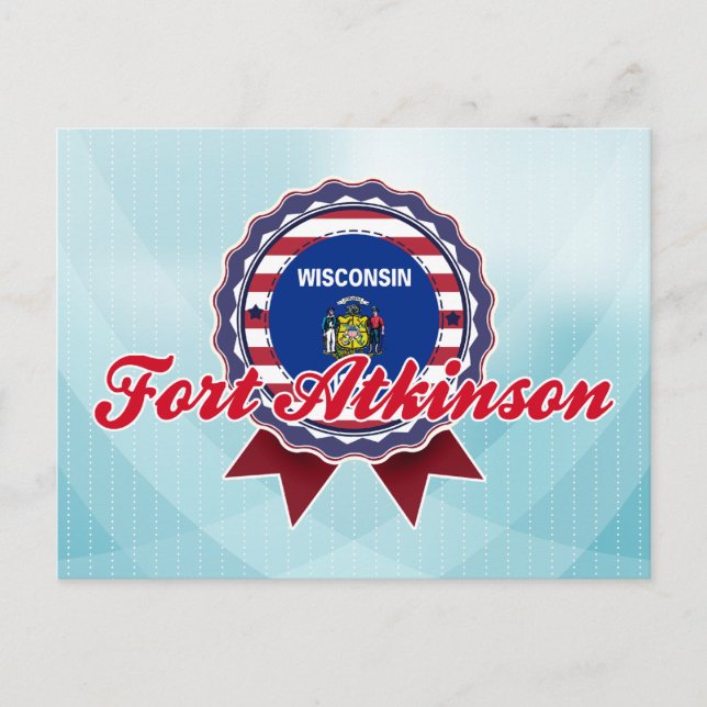 Postal Fort Atkinson, WI (Anverso)
