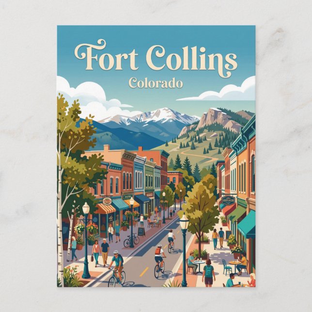 Postal Fort Collins Colorado (Anverso)