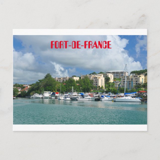 Postal Fort-de-France, Martinica (Anverso)