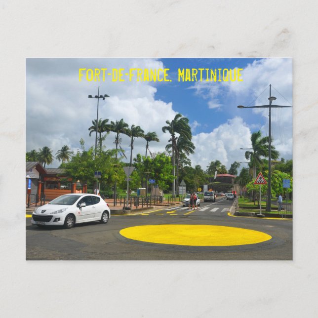 Postal Fort de France. Martinica (Anverso)