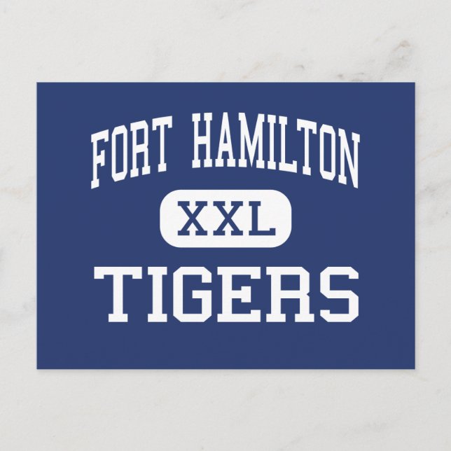 Postal Fort Hamilton - Tigers - High - Brooklyn Nueva Yor (Anverso)