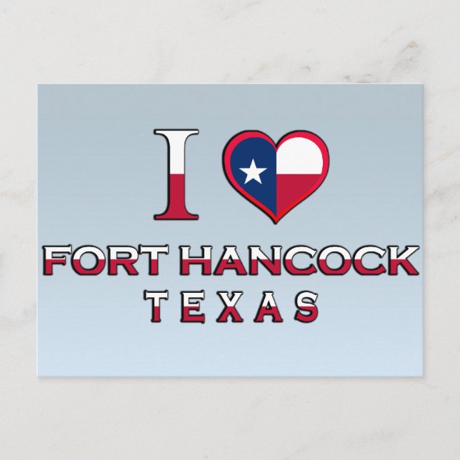 Postal Fort Hancock, Texas (Anverso)