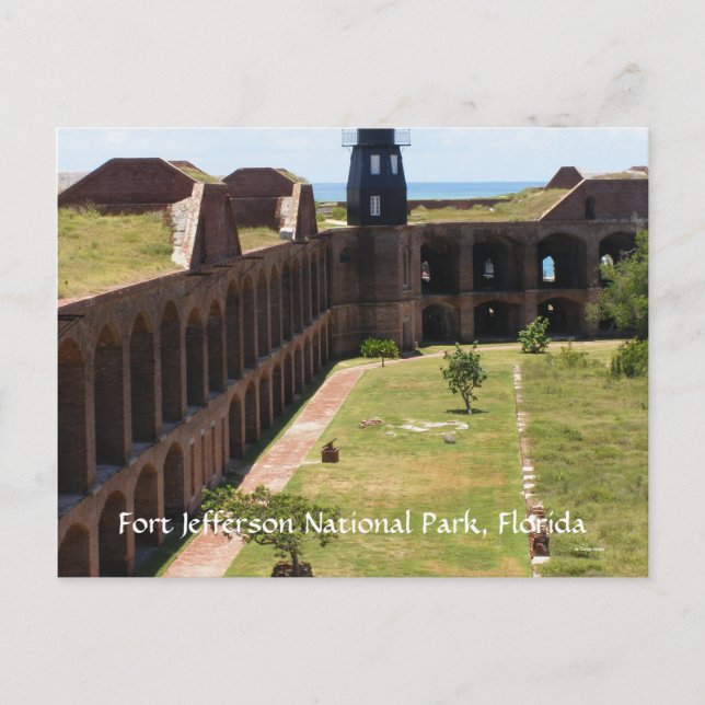 Postal Fort Jefferson (Anverso)