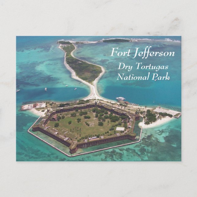 Postal Fort Jefferson Dry Tortugas (Anverso)