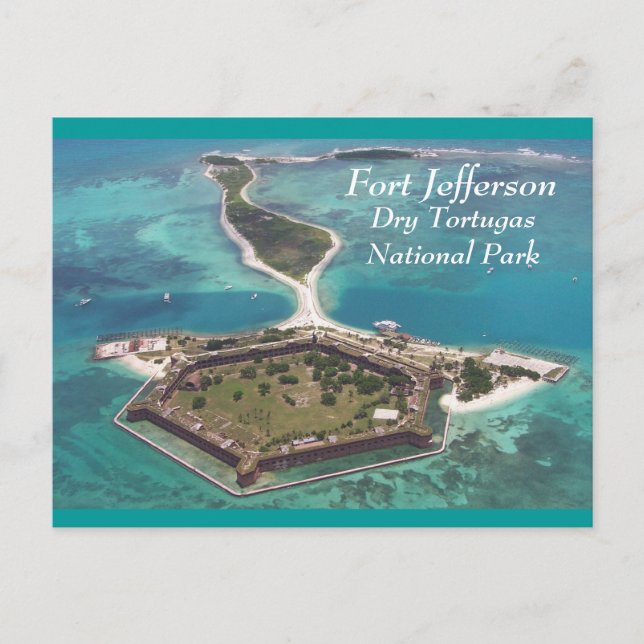 Postal Fort Jefferson Dry Tortugas (Anverso)