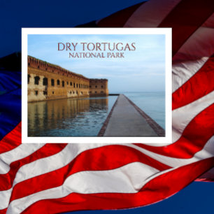 Postal Fort Jefferson Moat, Muro, Tortugas secas