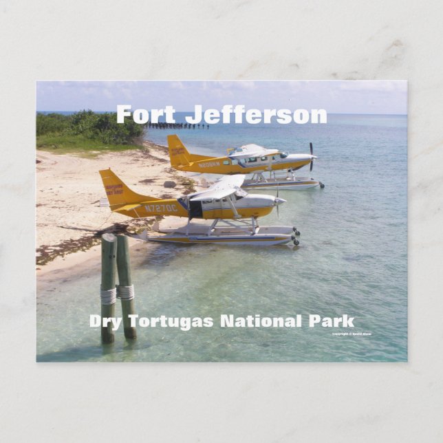 Postal Fort Jefferson, Parque Nacional Dry Tortugas (Anverso)