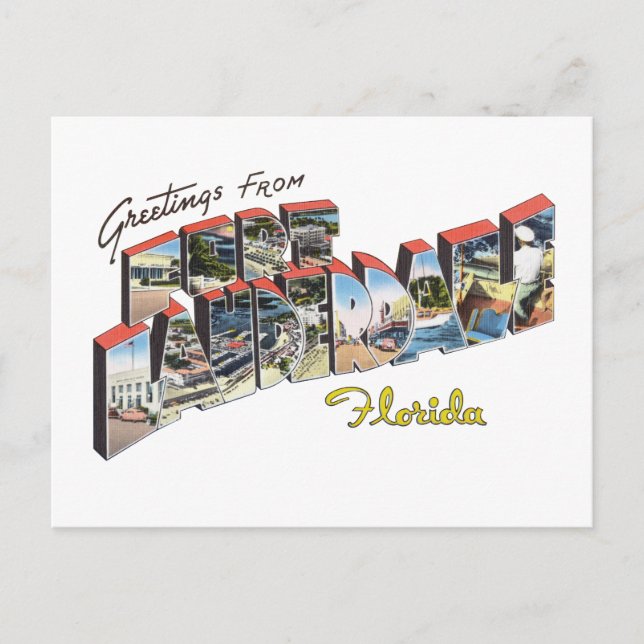 Postal Fort Lauderdale Florida (Anverso)