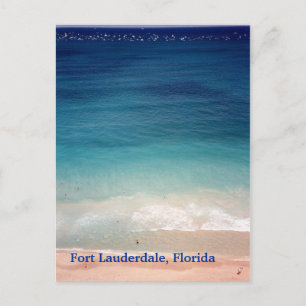 Postal Fort Lauderdale, Florida Aerial Photo card FL