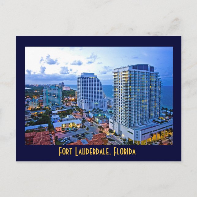 Postal Fort Lauderdale, Florida, EE.UU. (Anverso)