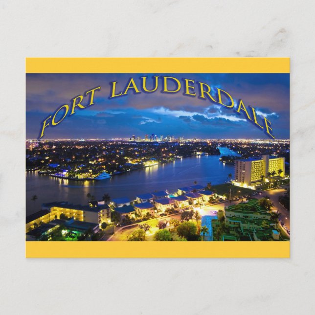 Postal Fort Lauderdale, Florida, EE.UU. (Anverso)