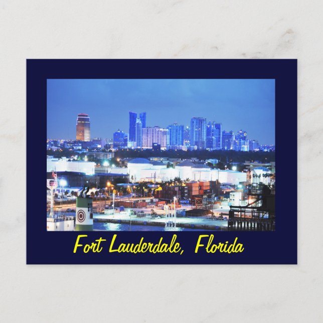 Postal Fort Lauderdale, Florida, EE.UU. (Anverso)