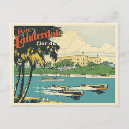 Postal Fort Lauderdale Florida vintage 20
