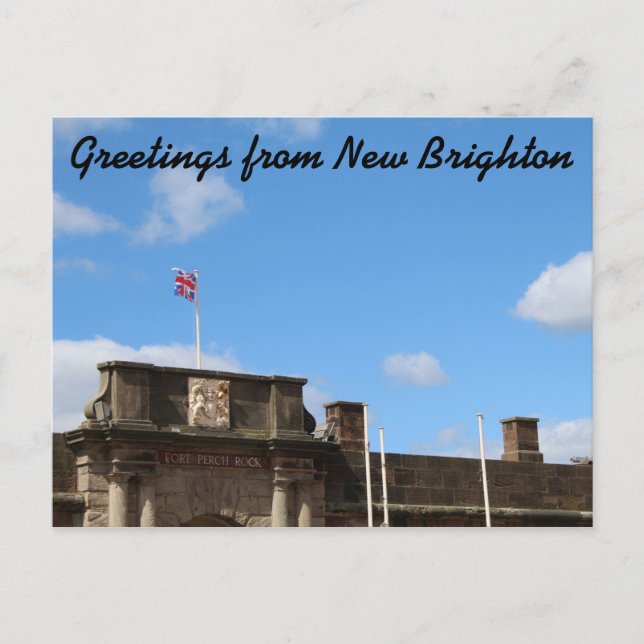 Postal "Fort Perch Rock" (Anverso)