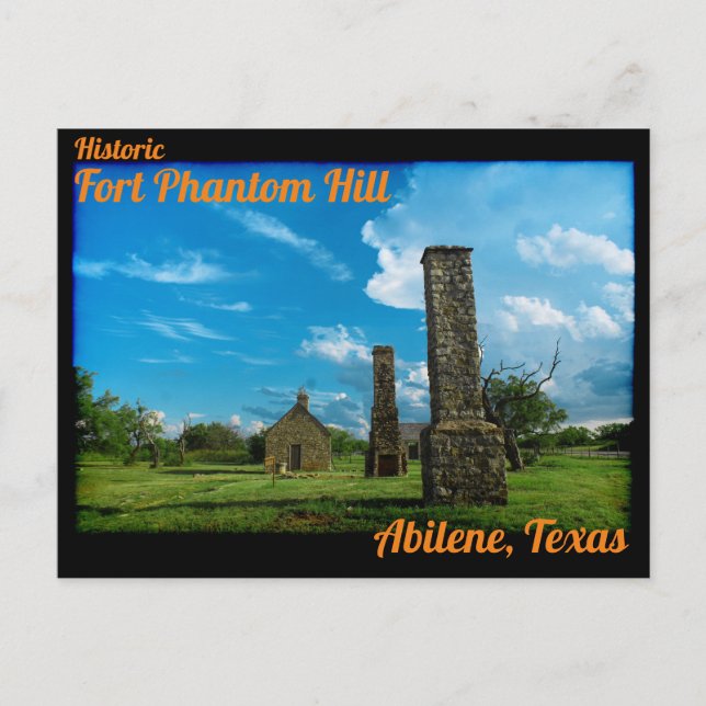 Postal Fort Phantom Hill (Anverso)