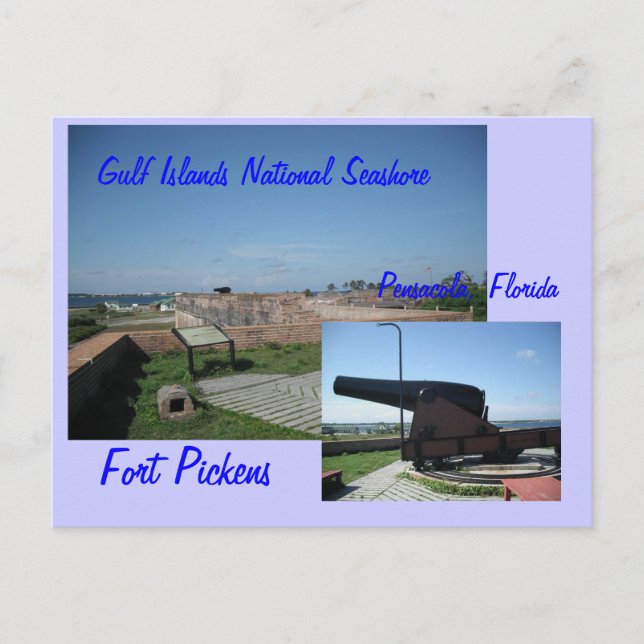 Postal Fort Pickens, Pensacola, Fl... (Anverso)