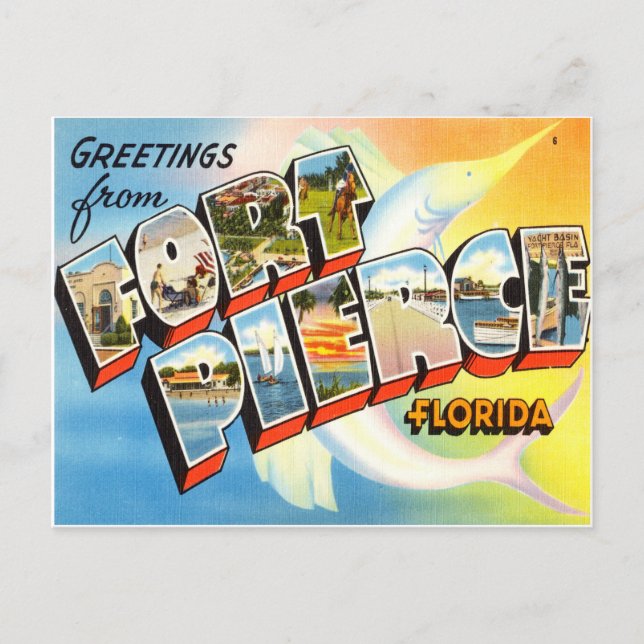 Postal Fort Pierce Florida (Anverso)