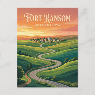 Postal Fort Ransom EE. UU.