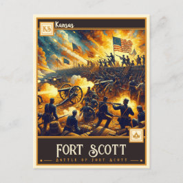 Postal Fort Scott, Kansas | Vintage