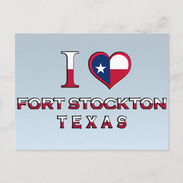 Postal Fort Stockton, Texas (Anverso)