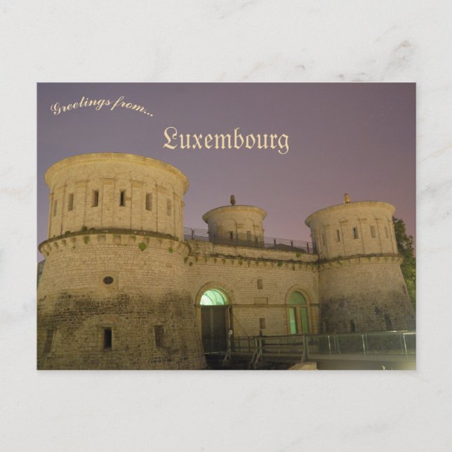 Postal Fort Thüngen Luxemburgo (Anverso)
