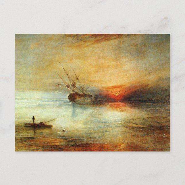 Postal Fort Vimieux de J.M.W. Turner (Anverso)