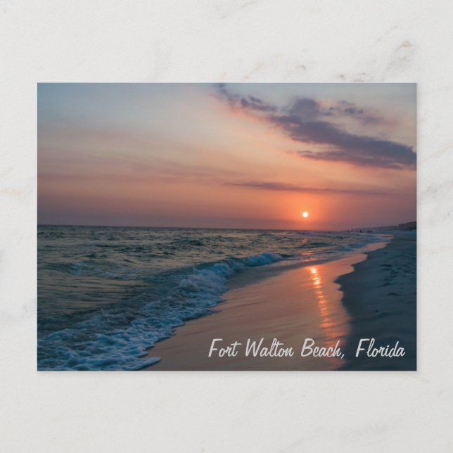 Postal Fort Walton Beach Sunset (Anverso)