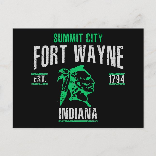 Postal Fort Wayne (Anverso)