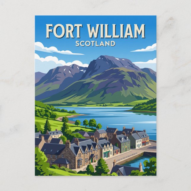Postal Fort William Escocia (Anverso)