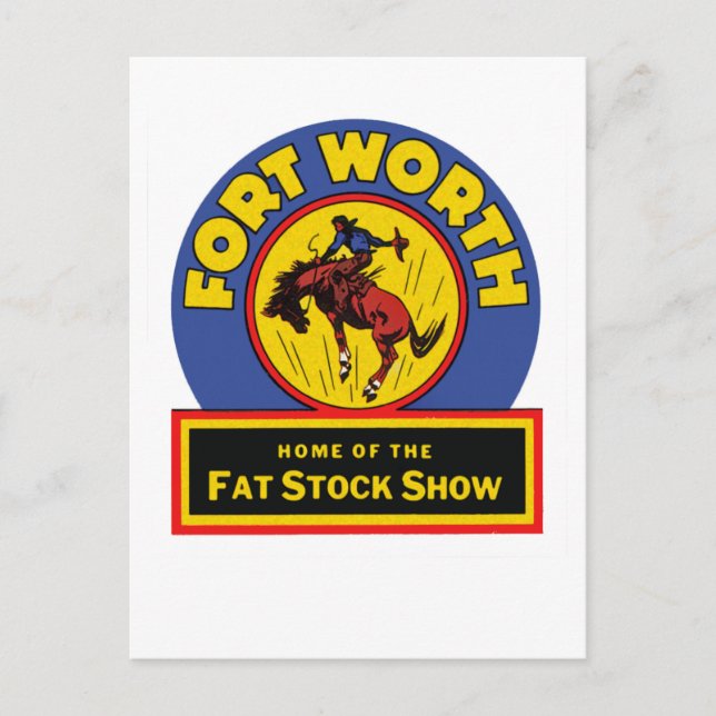 Postal Fort Worth Fat Stock Show (Anverso)