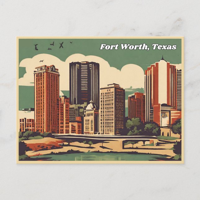 Postal Fort Worth Texas (Anverso)