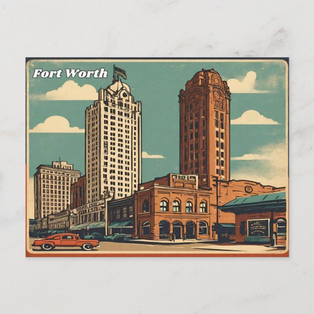 Postal Fort Worth Texas (Anverso)