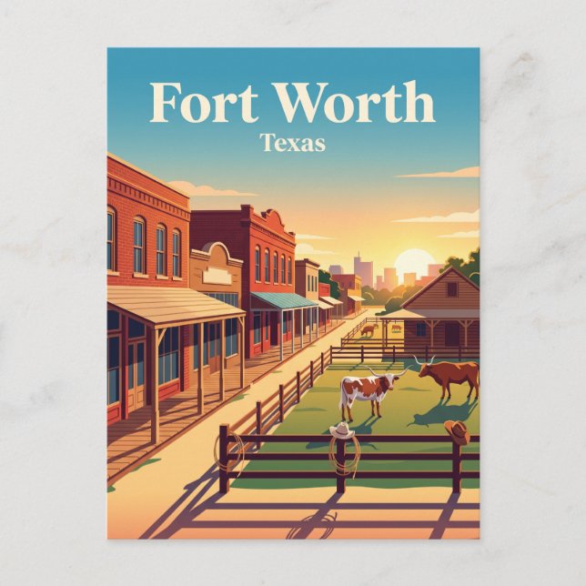 Postal Fort Worth, Texas (Anverso)