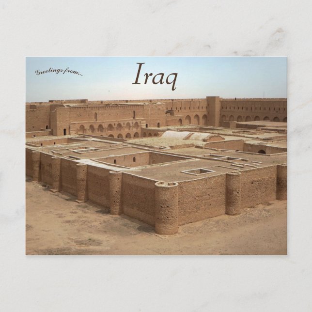 Postal Fortaleza Al-Ukhaidir en Irak (Anverso)