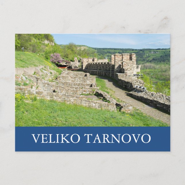 Postal Fortaleza arruinada en Veliko Tarnovo, Bulgaria (Anverso)