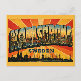 Postal Fortaleza Barroca de Karlskrona Suecia