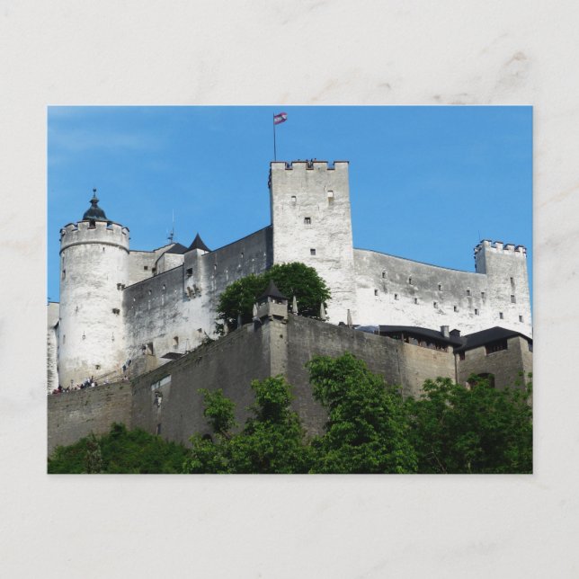 Postal Fortaleza de Hohensalzburg, Austria (Anverso)