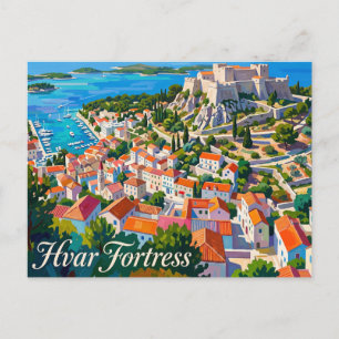Postal Fortaleza de Hvar Croacia