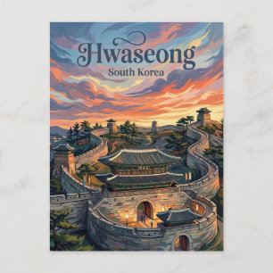 Postal Fortaleza de Hwaseong Corea del Sur