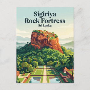 Postal Fortaleza de la Roca de Sigiriya Sri Lanka