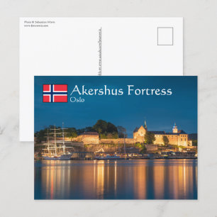 Postal Fortaleza de Oslo Akershus de Noruega