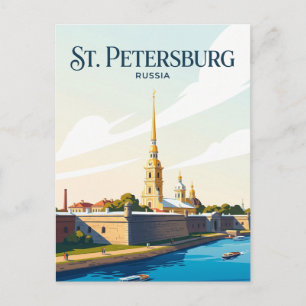Postal Fortaleza de Pedro y Pablo Rusia